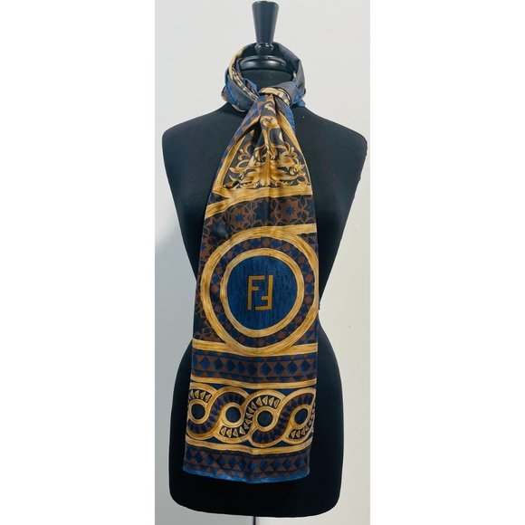 Fendi Vintage Silk Scarf